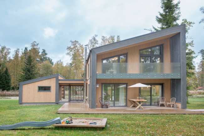 casas estilo nórdico de dos plantas