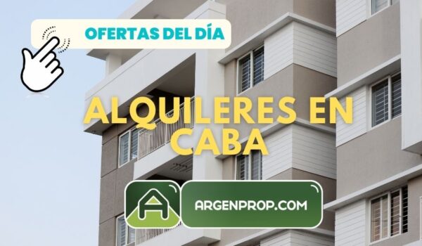 Ofertas alquileres en CABA en los Portales Inmobiliarios