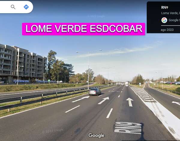 LOMA VERDE ESCOBAR RUTA PANAMERICANA