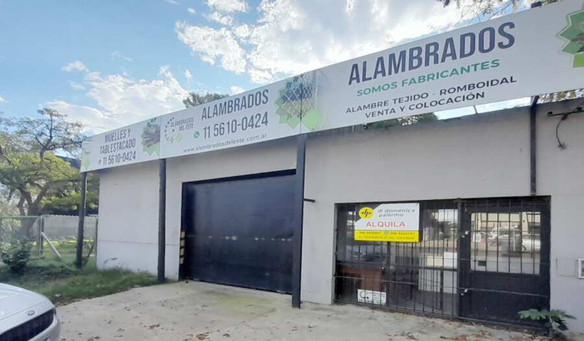 Alquiler local con deposito sobre avenida san martin Escobar